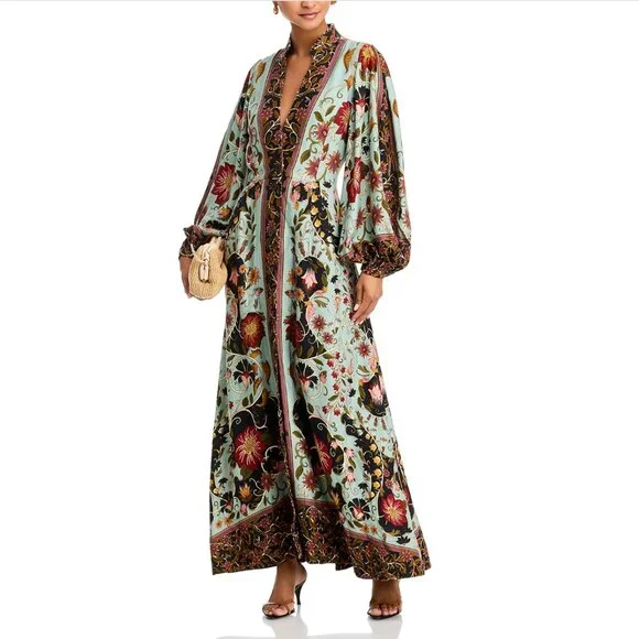 FARM Rio Flowing Beauty Maxi Dress, Size XS, NWT 🇧🇷 - Picture 2 of 16